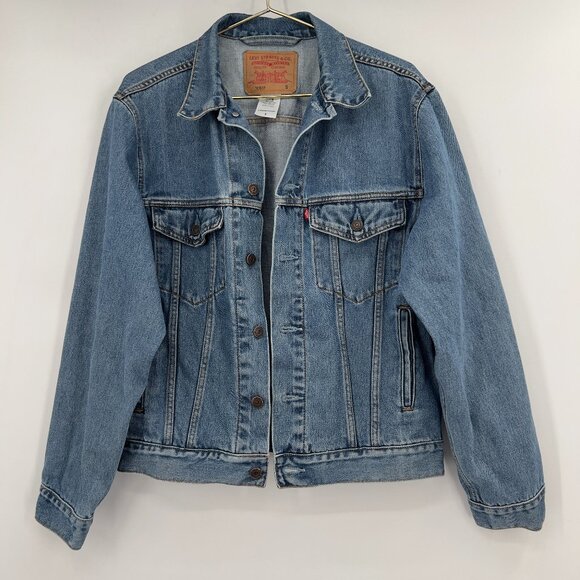 Levi’s Standard Trucker Mens Denim Jacket Size Small 90"s Style Unisex - Picture 1 of 8